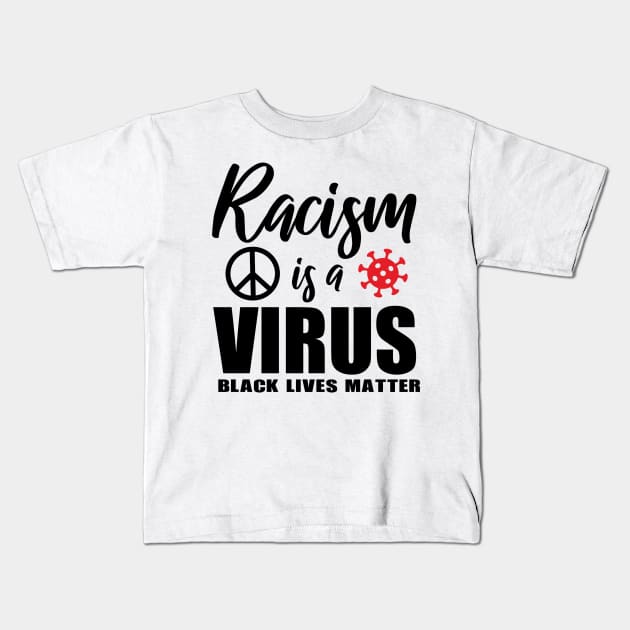 Black Lives Matter Kids T-Shirt by Rise And Design